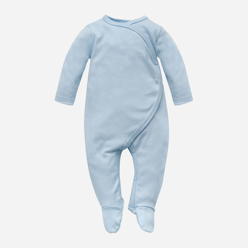 Pajacyk Pinokio Lovely Day Babyblue Wrapped Overall LS 62 cm Blue (5901033311543)
