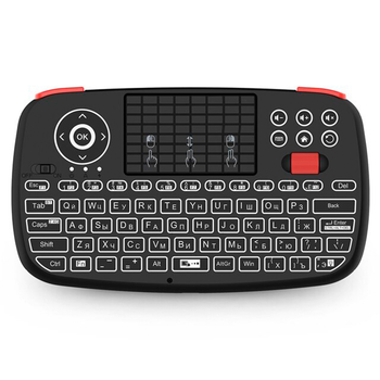 клавиатура с тачпадом и подсветкой BauTech I4 mini Bluetooth/USB Черный (1013-200-00)