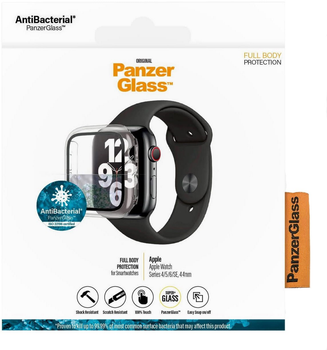 Szkło hartowane Panzer Glass Full Body do Apple Watch 4/5/6/SE 44 mm (5711724036439)