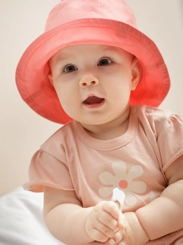Panama dziecięca Pinokio Summer Garden Hat 74-80 cm Red (5901033300998)