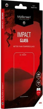 Szkło hybrydowe MyScreen ImpactGlass do Apple iPhone 12 Pro Max czarne (5901924983989)