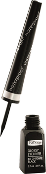 Eyeliner IsaDora Glossy 40 Chrome Black wodoodporna 3.7 ml (7317851128405)