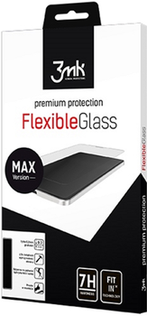 Гібридне скло з посиленими краями 3MK FlexibleGlass Max для iPhone 7/8 Plus White (5903108032360)