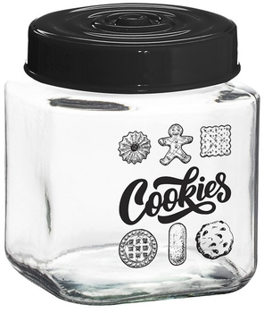 Банка Herevin Cookies квадратная 1 л (149010-001)
