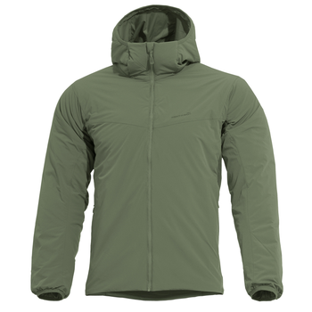 Демисезонная утепленная тактическая куртка Pentagon PANTHIRAS K08032 Medium, Camo Green (Сіро-Зелений)