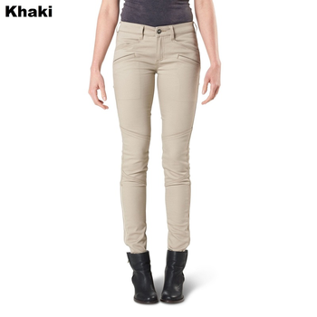 Зауженные женские тактические джинсы 5.11 Tactical WYLDCAT PANT 64019 4 Regular, Khaki