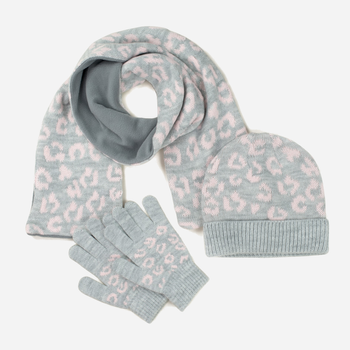 Зимова шапка + рукавиці + шарф Art Of Polo cz21448 One size Світло-сіра (5902021183913)