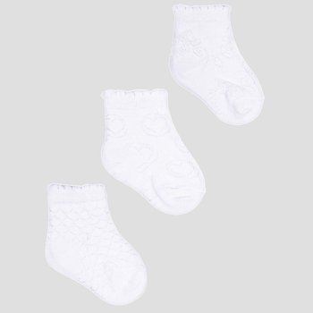 Набір дитячих шкарпеток Yoclub 3 шт SKL-0006G-0100 31-34 Білий (5901560882417)