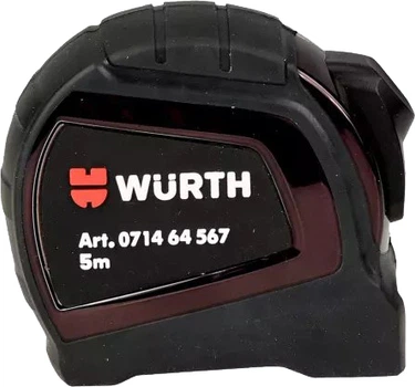 Рулетка вимірювальна Wurth 5 м / 25 мм (71464567)