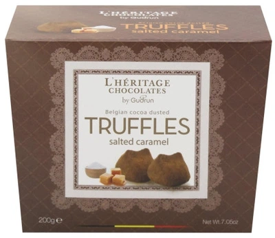Шоколадный трюфель L'Heritage Chocolates с соленой карамелью 200 г (8000020319427/5425039350042)
