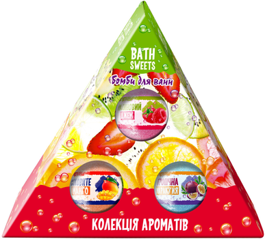 Набір для ванн Аква Шайн Rainbow Колекція ароматів 300 г (4820240940708)