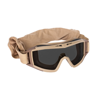 Защитная маска Revision Desert Locust Goggle с темной линзой Бежевый