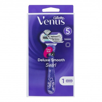 Станок для гоління жіночий (Бритва) Gillette Venus Swirl Deluxe Extra Smooth + 1 картридж