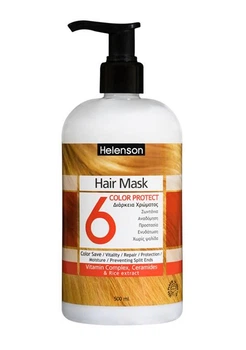 Маска для фарбованого та блондованого волосся HELENSON Mask Color 6 500 ml