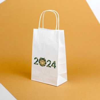 Пакет на Новий рік 2024 eko-kraft 150х90х240 мм 10 шт/уп