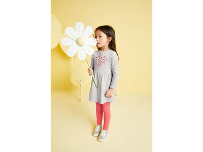 Костюм (плаття і лосини) для дівчинки Lupilu LYCRA® 370789 110-116 см (4-6 years) Різнобарвний