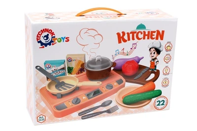 Игровой набор "Кухня ТехноК" (5620) с электронным модулем, 22 предмета