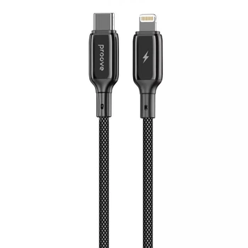 Кабель Proove Dense Metal Type-C to Lightning 27W (1m) (black)