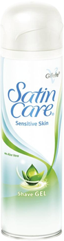 Гель для гоління Gillette Satin Care Sensitive Skin Aloe Vera 200 мл (3014260223007)