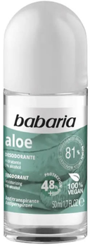 Антиперспірант Babaria Aloe Roll On 50 мл (8410412280150)