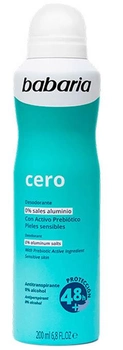 Dezodorant Babaria Cero 200 ml (8410412280211)
