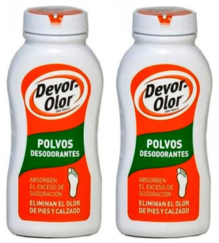 Dezodorant w proszku do stóp Devor-olor Dry Feet Powder 2 x 100 g (7310610010560)