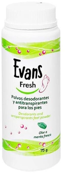 Dezodorant Evans Fresh Polvos Desodorantes Para Pies 75 g (8470001632210)