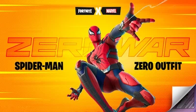 Дополнение Fortnite - Spider-Man Zero Outfit для ПК (Ключ активации Epic Games)