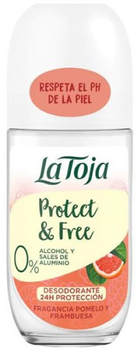 Дезодорант La Toja Protect & Free Grapefruit And Raspberry Roll-On 50 мл (8410436379021)