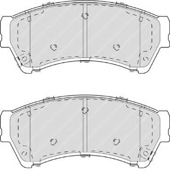 Тормозные колодки, дисковые. Ferodo (FDB4062)