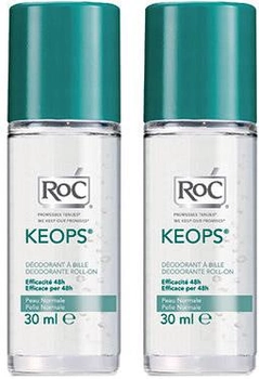 Antyperspirant Roc Keops Roll On 2 x 30 ml (1220000230156)