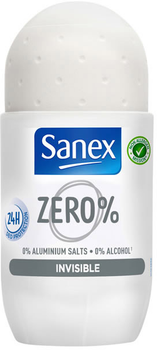 Antyperspirant Sanex Zero Invisible Roll On 50 ml (8718951246874)