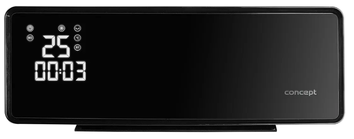 Настенный керамический нагреватель Concept QH4001 black