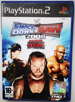 WWE Smackdown! Vs. RAW 2008, Б/У, английская версия - диск для PlayStation 2