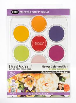 Набір PanPastel 30115 Susan's Garden Flower Coloring Kit No. 1 (10 Кольорів)