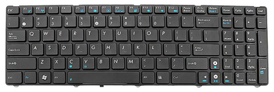 Klawiatura do laptopa Qoltec Asus K52 Czarna (7195.AS-K52)