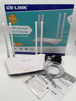 Роутер маршрутизатор LB-Link BL-CPE450M 4G CPE з підтримкою сім-карти