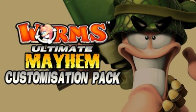 Дополнение Worms Ultimate Mayhem - Customization Pack для ПК (Ключ активации Steam)