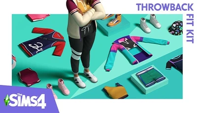 Дополнение The Sims 4 - Throwback Fit Kit (Наряды из прошлого) для ПК (Ключ активации EA App)