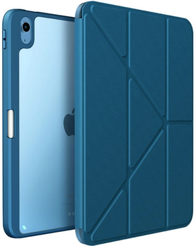 Książka Uniq Moven do Apple iPad Air 10.9" 2022/2020 antybakteryjna Carpi Blue (8886463680582)