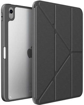 Książka Uniq Moven do Apple iPad Air 10.9" 2022/2020 antybakeryjna Charcoal Grey (8886463680551)