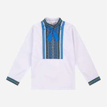 Дитяча вишиванка для хлопчика Мальви ВХ 92 см Біла (ROZ6400148100)
