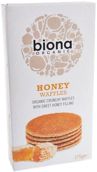 Вафлі Biona Organic медові 175 г (5032722313576)