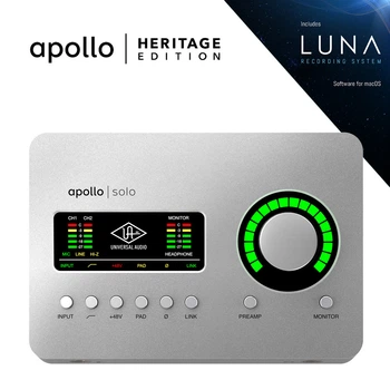 Аудіоінтерфейс UNIVERSAL AUDIO Apollo Solo Heritage Edition (Desktop/Mac/Win/TB3) (230981)