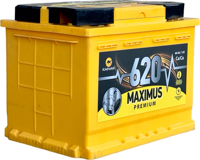 Автомобільний акумулятор Kainar Maximus Premium 60 Ah (-/+) EN620 (СТ-00089202)
