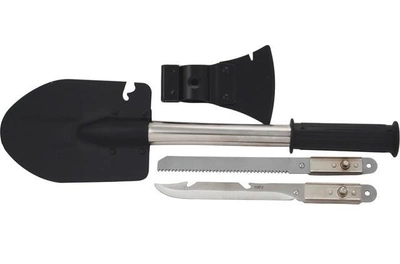 Туристическая лопатка 4 в 1 Bishop ЕРМАК нож, пилка, лопата, топор комплект