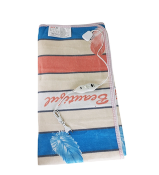 Простынь электрическая односпальная Electric Blanket 150х120см разноцветная