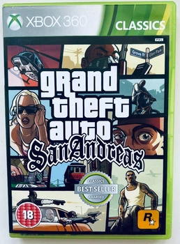 Grand Theft Auto San Andreas Classics, Б/В, англійська версія - диск для Xbox 360