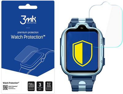 Захисна плівка 3MK Watch Protection для екрану смарт-годинників Garett Kids Cute 4G 3 шт. (5903108487740)
