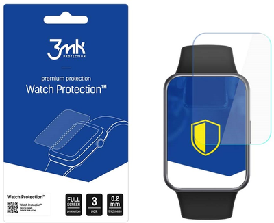 Захисна плівка 3MK Watch Protection для екрану смарт-годинників Huawei Watch Fit 2 3 шт. (5903108482769)